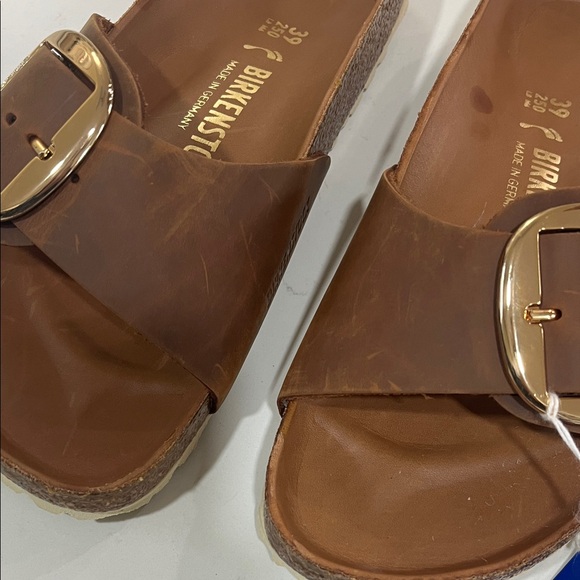 NWT Birkenstock Madrid Big Buckle in Cognac - Picture 7 of 8